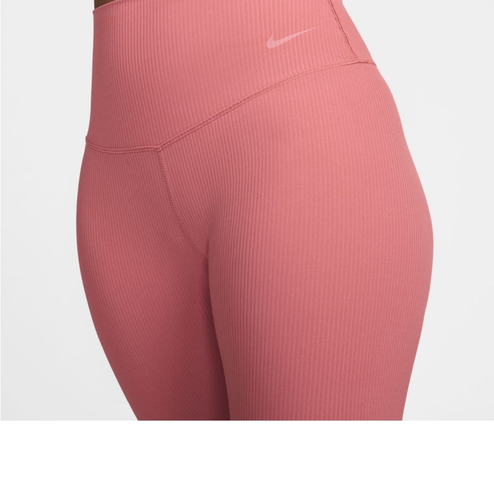 Nike Women's Zenvy Rib Gentle-Support High-Waisted 7/8 Leggings